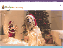 Tablet Screenshot of andyspetgrooming.com